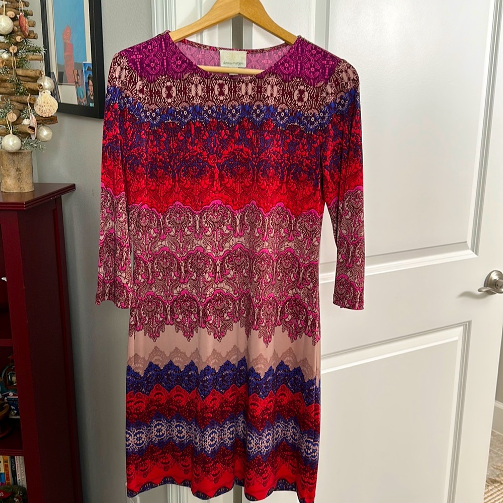 Donna Morgan multi color dress